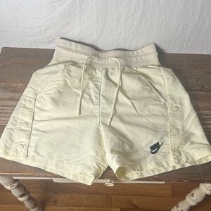 Nike Women's Cream Athletic Shorts